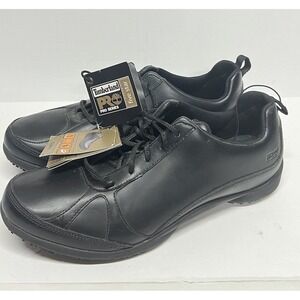 Timberland PRO 5 Five Star Claris Slip Resistant Shoes Womens 11 Black Leather
